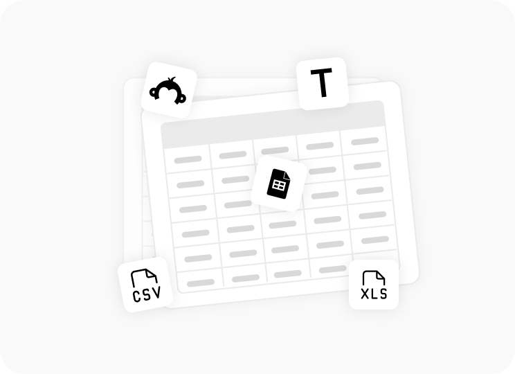 Create or import surveys illustration