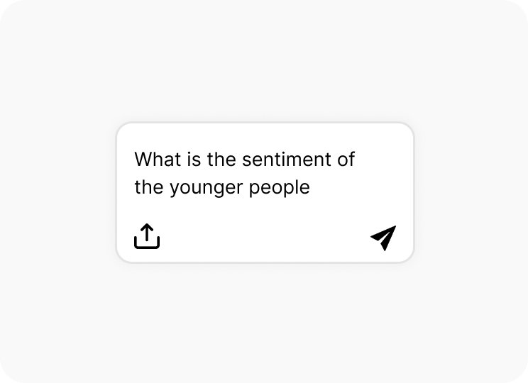 Chat with survey illustration