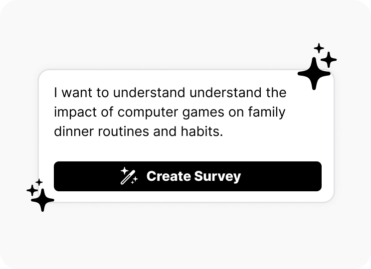 AI survey creator illustration